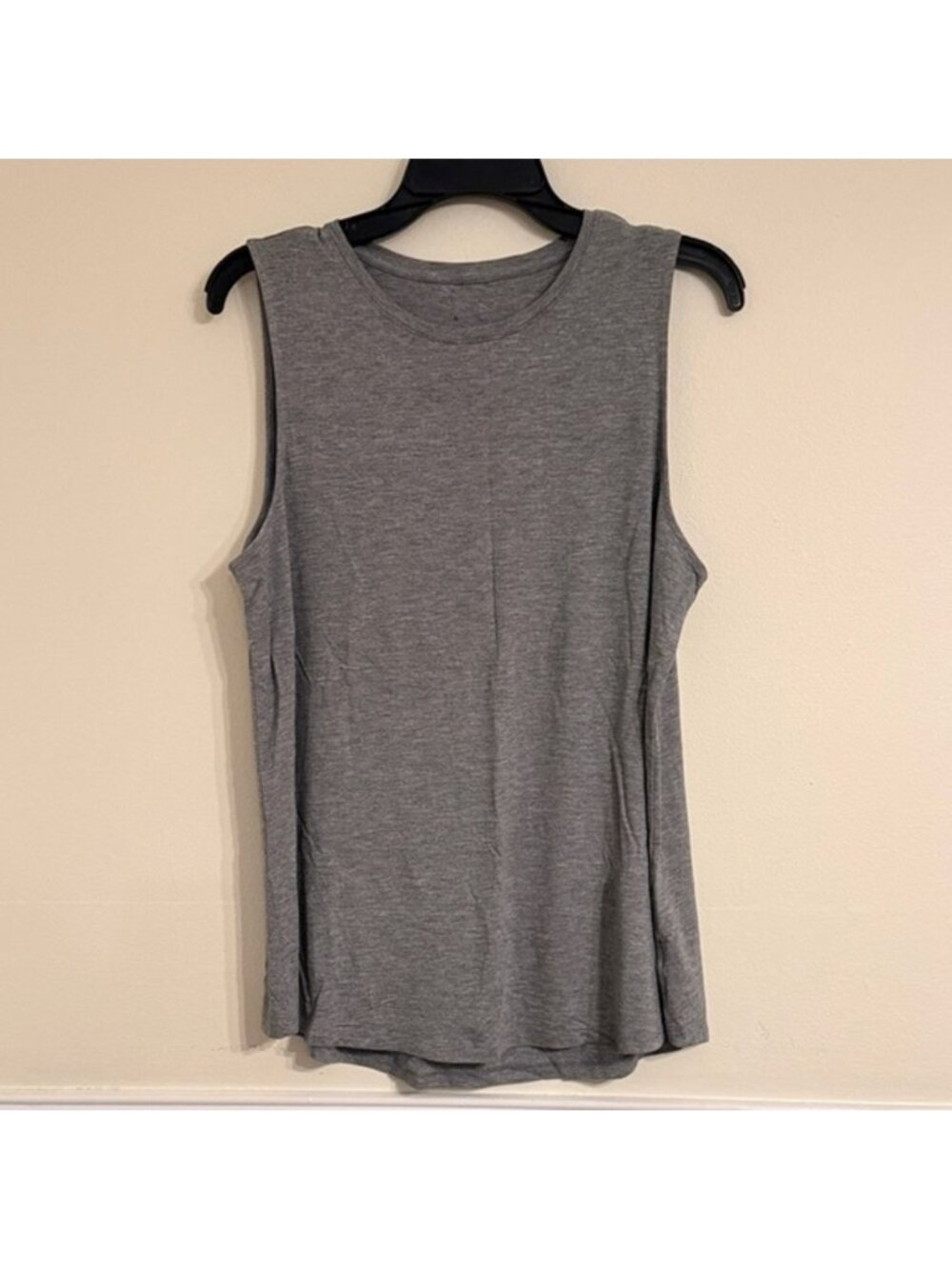 Women’s summer tank top Charcoal Sleeveless Top boho top size L
